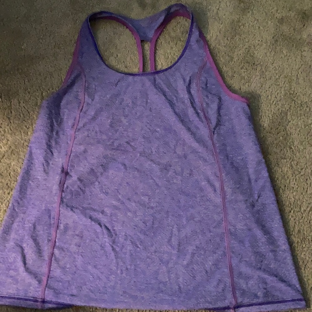 Purple work out tank